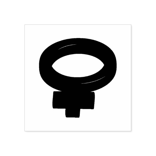 VROUW SYMBOOL RUBBERSTEMPEL (Afrduk)
