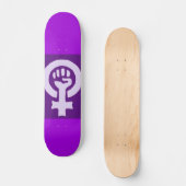 Vrouw Symbool Skateboard (Voorkant)