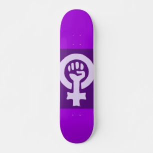 Vrouw Symbool Skateboard