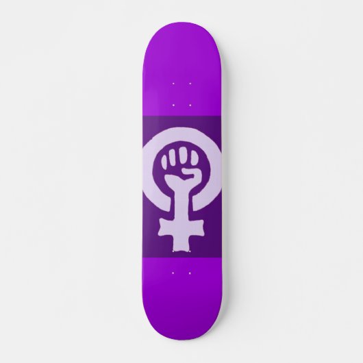 Vrouw Symbool Skateboard (Voorkant)