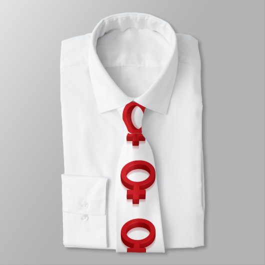 VROUW SYMBOOL STROPDAS (Gebonden)