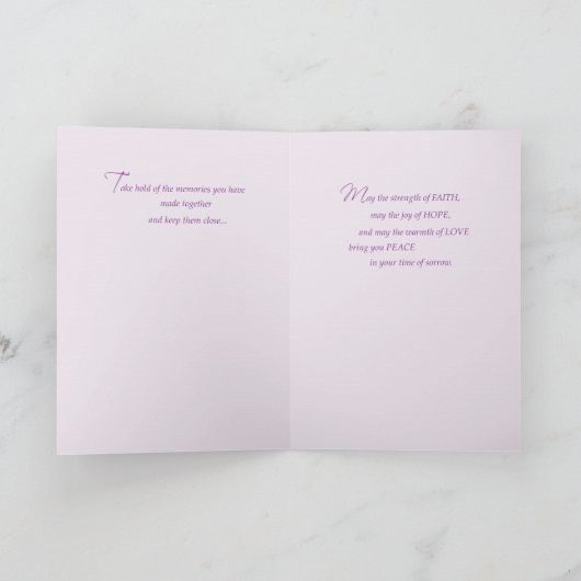 Vrouw, Sympathie, Lila Kaart (Binnen)