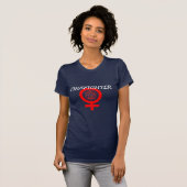 Vrouw T-shirt brandweervrouw (Voorkant volledig)