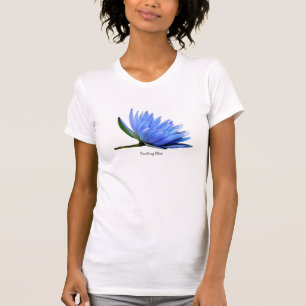 Vrouw T-shirt met Blue Water Lily