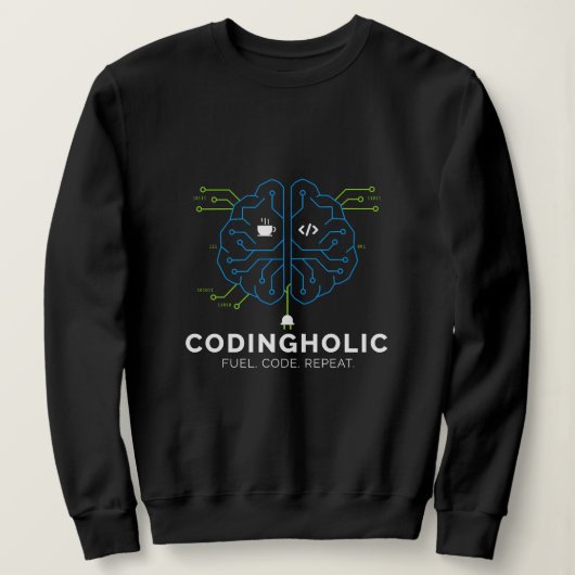 Vrouw Tech Brain Circuit Coderingsgrafiek IT Meisj Trui (Design voorkant)