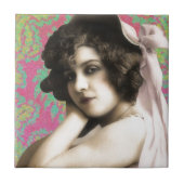  vrouw tegeltje (Voorkant)