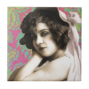  vrouw tegeltje