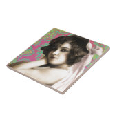  vrouw tegeltje (Zijkant)