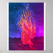 Vrouw tegen brand poster (Voorkant)