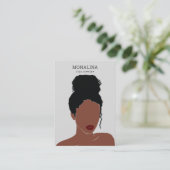 Vrouw Tekening | Moderne sierjuwelenvertoning Visitekaartje (Staand voorkant)