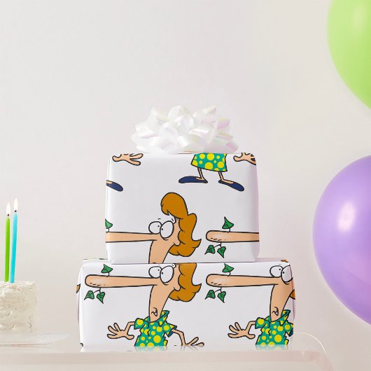 Vrouw Telling Lies Cadeaupapier