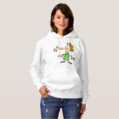 Vrouw Telling Lies Hoodie (Voorkant volledig)