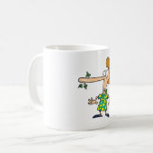 Vrouw Telling Lies Koffiemok (Voorkant links)