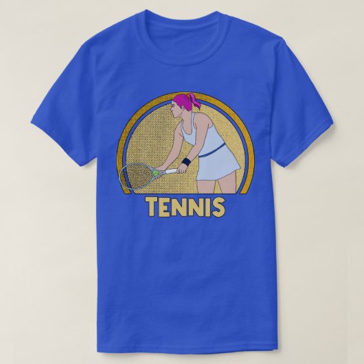 Vrouw Tennis 1 T-shirt (Design voorkant)