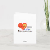 Vrouw Tennis Player Gefeliciteerd Kaart (Achterkant)