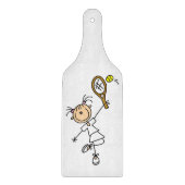 Vrouw Tennis Player Snijplank (Voorkant)