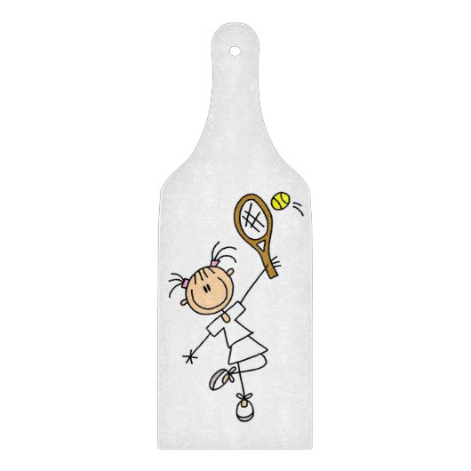 Vrouw Tennis Player Snijplank (Voorkant)