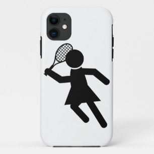 Vrouw Tennis Player - Tennis-symbool Case-Mate iPhone Case
