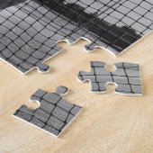 Vrouw Tennis spelen Legpuzzel (Zijkant)