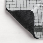 Vrouw Tennis spelen Muismat (Hoek)