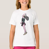 Vrouw Tennisspeler Meisjes T-shirt (Voorkant)