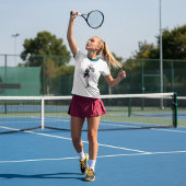 Vrouw Tennisspeler Meisjes T-shirt