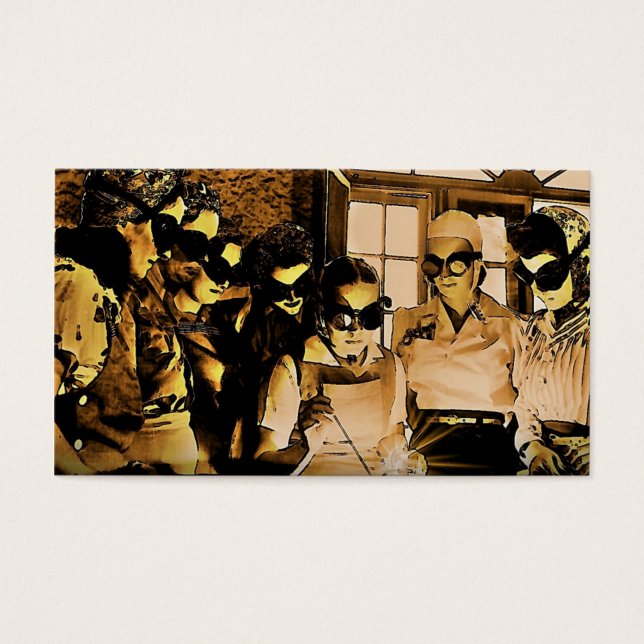 Vrouw tijdens WWII Visitekaartjes (Voorkant)