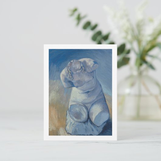 Vrouw Torso Van Gogh Fine Art Briefkaart (Staand voorkant)
