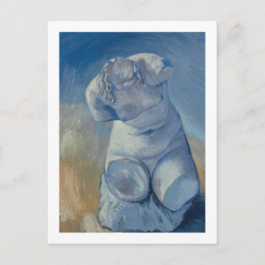 Vrouw Torso Van Gogh Fine Art Briefkaart (Voorkant)