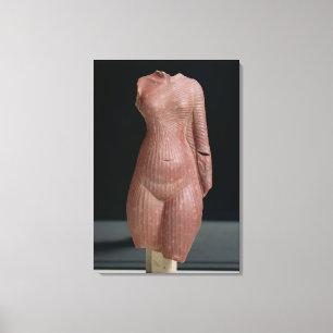 Vrouw torso, waarschijnlijk koningin Nefertiti Canvas Afdruk