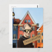  vrouw Trailblazer Kitschy Briefkaart (Voorkant / Achterkant)