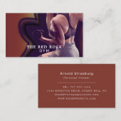 Vrouw Trainer, Personal Trainer, Gym Instructor Visitekaartje (Voorkant / Achterkant)