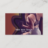 Vrouw Trainer, Personal Trainer, Gym Instructor Visitekaartje (Voorkant)