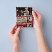 Vrouw trainer, persoonlijke trainer, gym Advertere Flyer (Hand)
