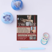 Vrouw trainer, persoonlijke trainer, gym Advertere Flyer (Enkel)