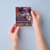 Vrouw trainer, persoonlijke trainer, gym Advertere Flyer (Hand)