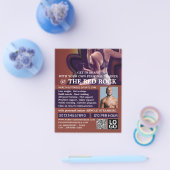 Vrouw trainer, persoonlijke trainer, gym Advertere Flyer (Enkel)