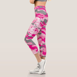 Vrouw Trainer Pink Camo Aangepaste naam Gym