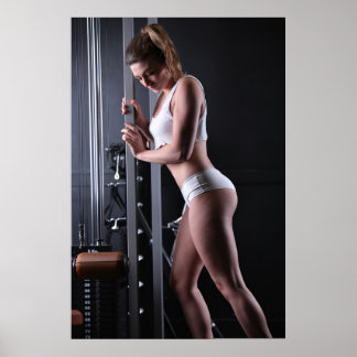 Vrouw Trainer Poster