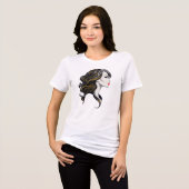 vrouw Tri-Blend shirt (Voorkant volledig)