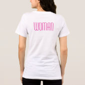 vrouw Tri-Blend shirt (Achterkant)