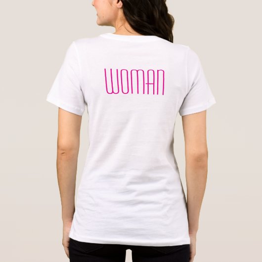 vrouw Tri-Blend shirt (Achterkant)