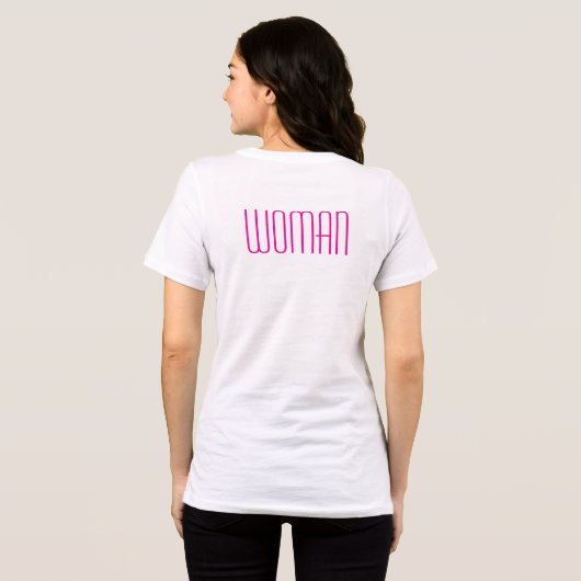 vrouw Tri-Blend shirt (Achterkant volledig)