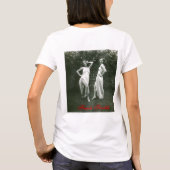 Vrouw Troebel terug T-shirt (Achterkant)