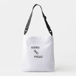 VROUW & TROTS ONE SIDE BEWERKBAAR CROSSBODY TAS