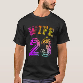 Vrouw Trouwfeest Vrouw Matching 2023 Honeymoon T-shirt