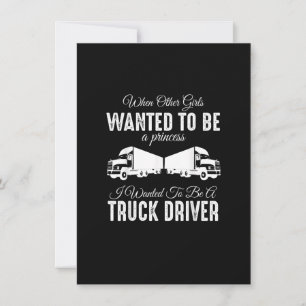 Vrouw Truck Driver Funny Gift - Wanneer andere mei Kaart