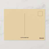  vrouw Turkije en de maan Thanksgiving Briefkaart (Achterkant)