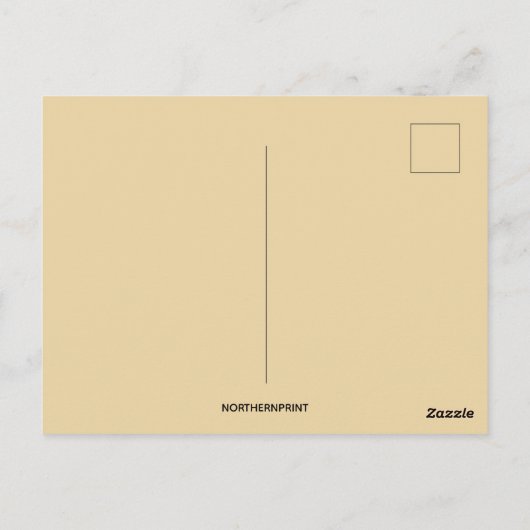  vrouw Turkije en de maan Thanksgiving Briefkaart (Achterkant)