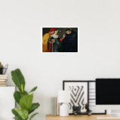 Vrouw tussen twee leeftijd poster (Thuiskantoor)
